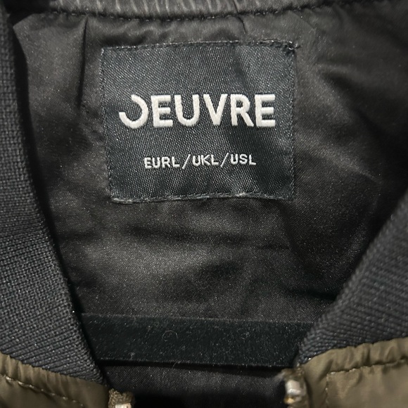 Women's Olive Bomber Jacket - Picture 2 of 4